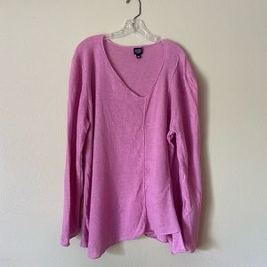 Eileen Fisher Women’s Asymmetrical Long Sleeve Shirt size 3XL